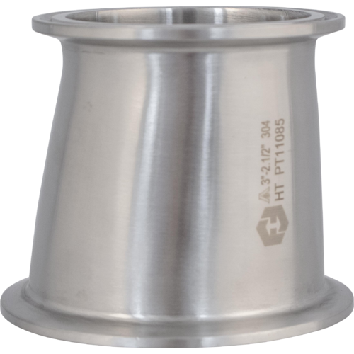 ForgeFit® Stainless Tri-Clamp Eccentric Reducer | 3" x 2.5"