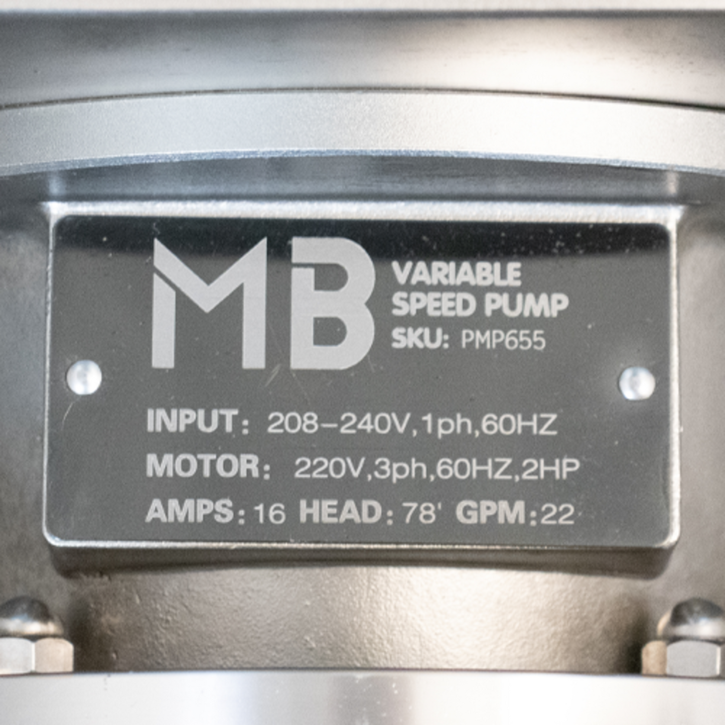 Variable Speed Brewery Pump | 2 HP