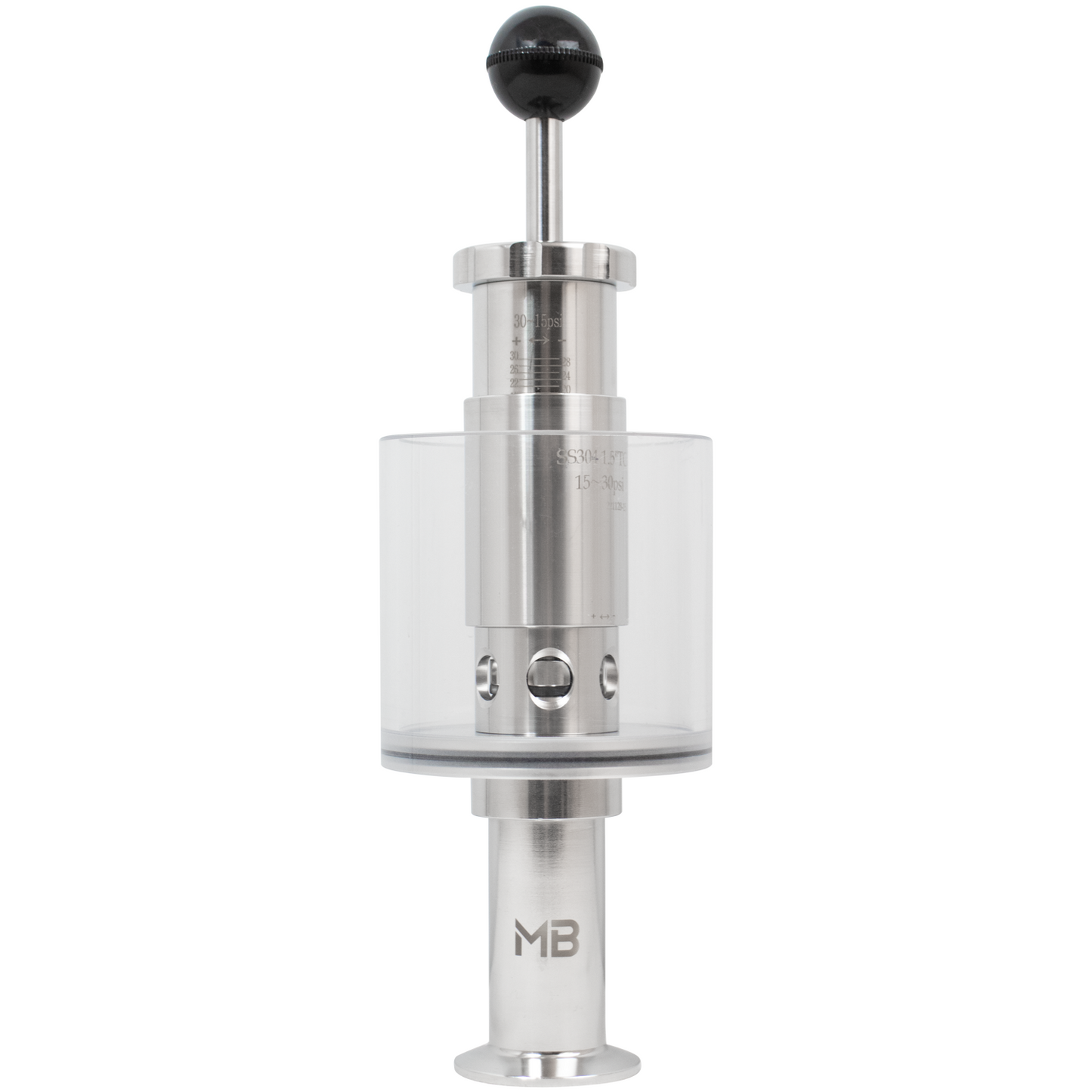 Tri-Clamp Spunding Valve | 2 BAR