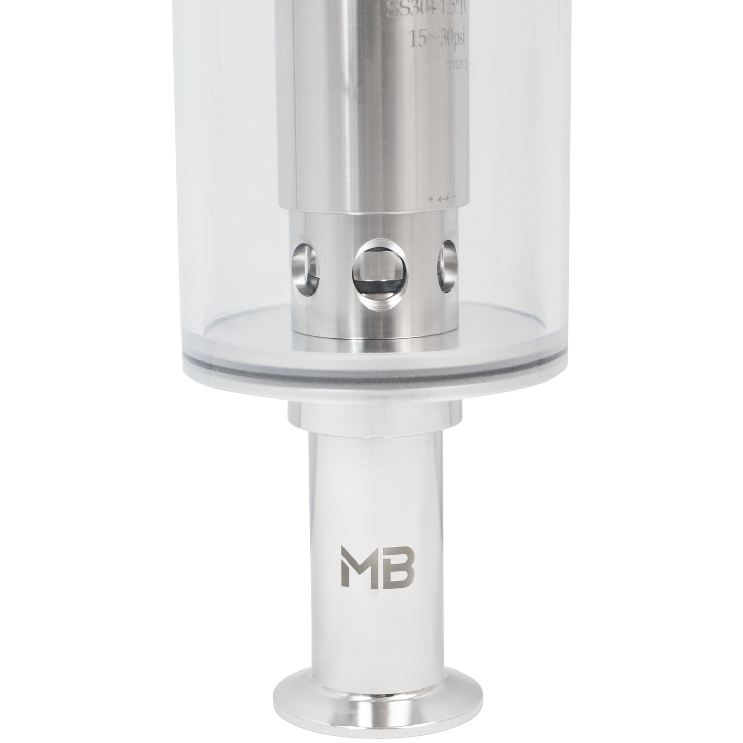 Tri-Clamp Spunding Valve | 2 BAR