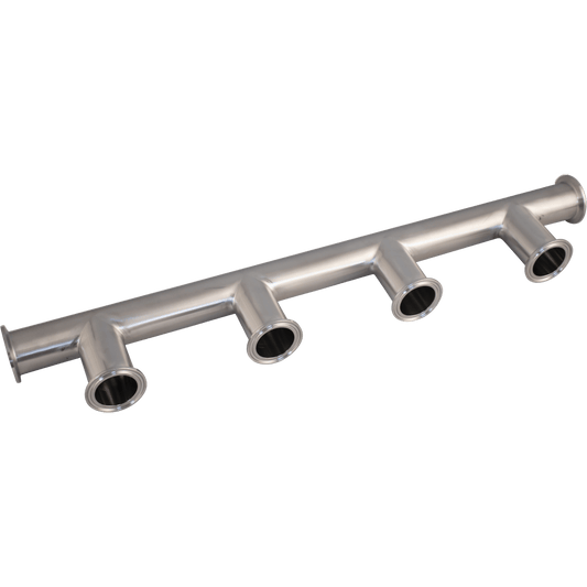 ForgeFit® Stainless Tri-Clamp 4-Position Manifold | 1.5"