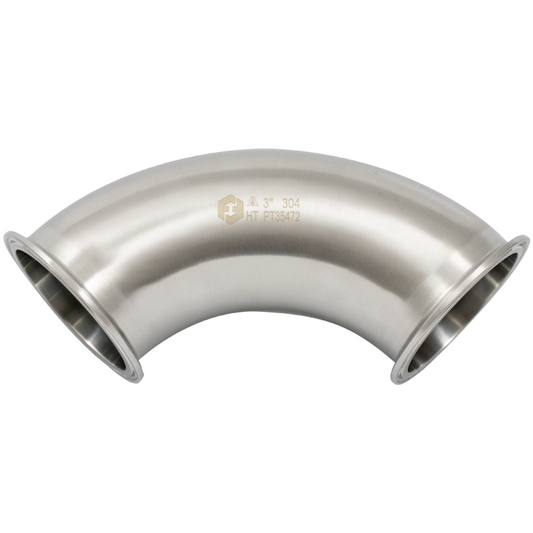 ForgeFit® Stainless Tri-Clamp Elbow | 90° | 3" T.C.
