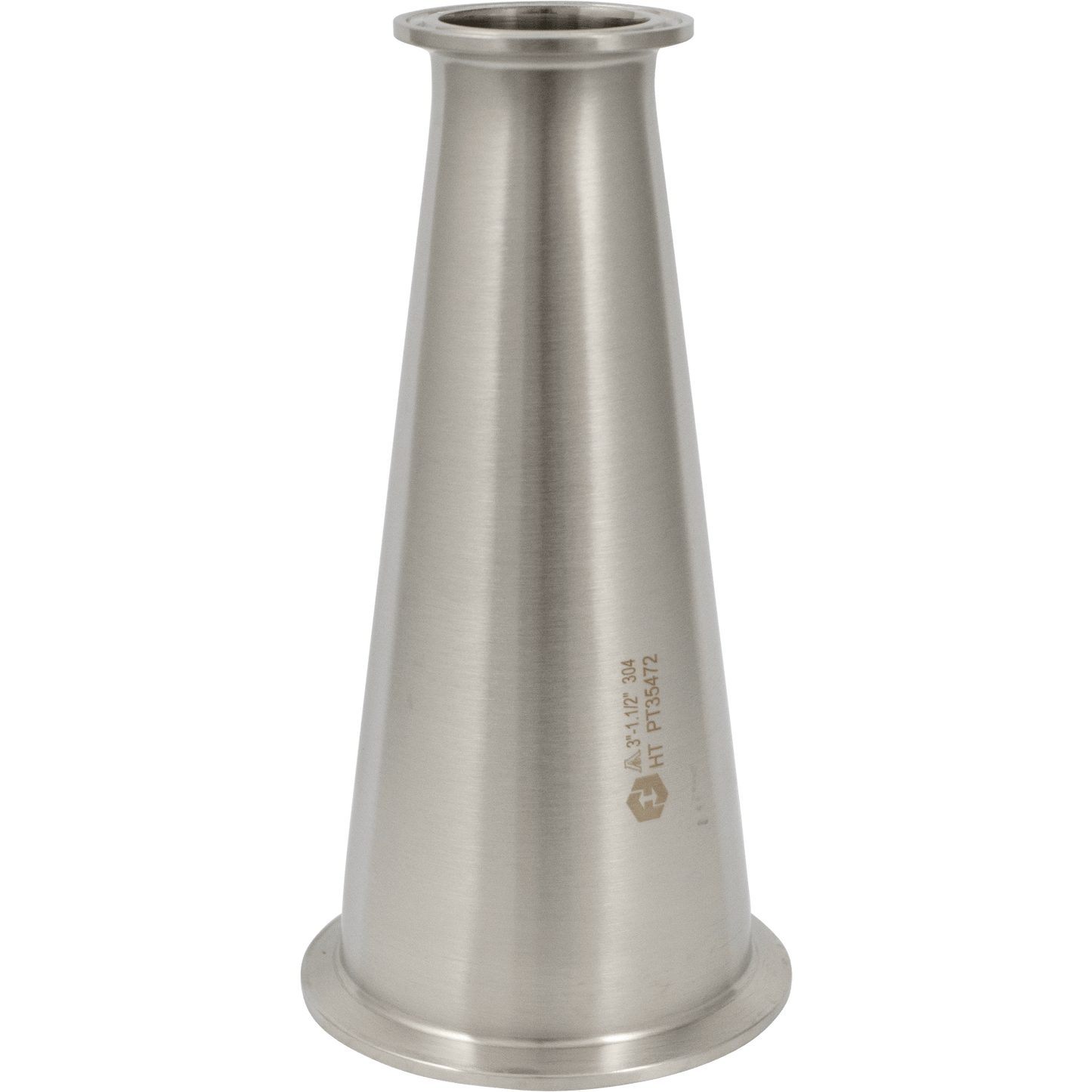 ForgeFit® Stainless Tri-Clamp Concentric Reducer | 3" x 1.5"