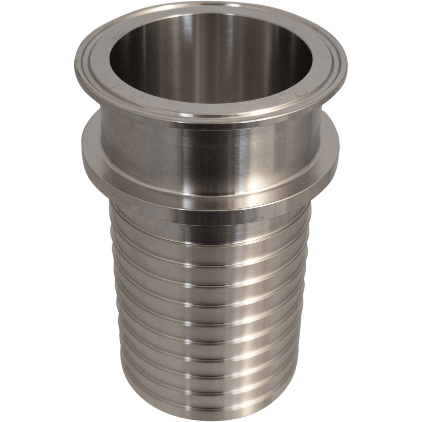 ForgeFit® Stainless Tri-Clamp Hose End | 3" Barb x 3" T.C.