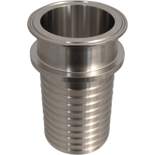 ForgeFit® Stainless Tri-Clamp Hose End | 3" Barb x 3" T.C.