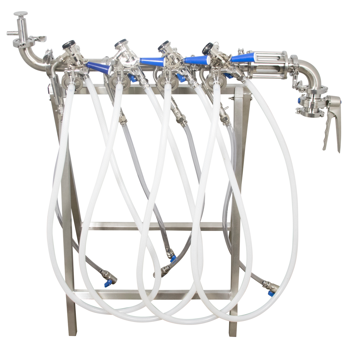 Manual Keg Filler | 4 Station | Foam on Beer Detectors