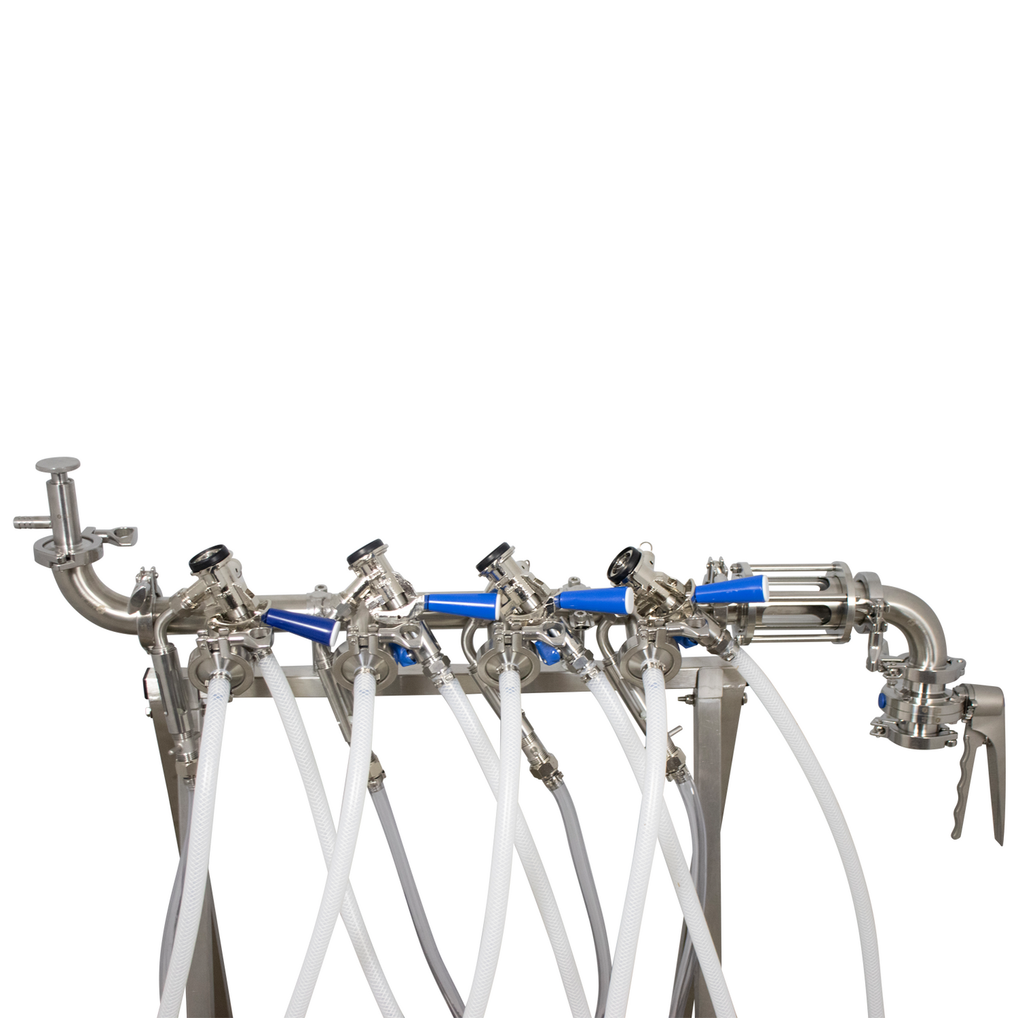 Manual Keg Filler | 4 Station | Foam on Beer Detectors