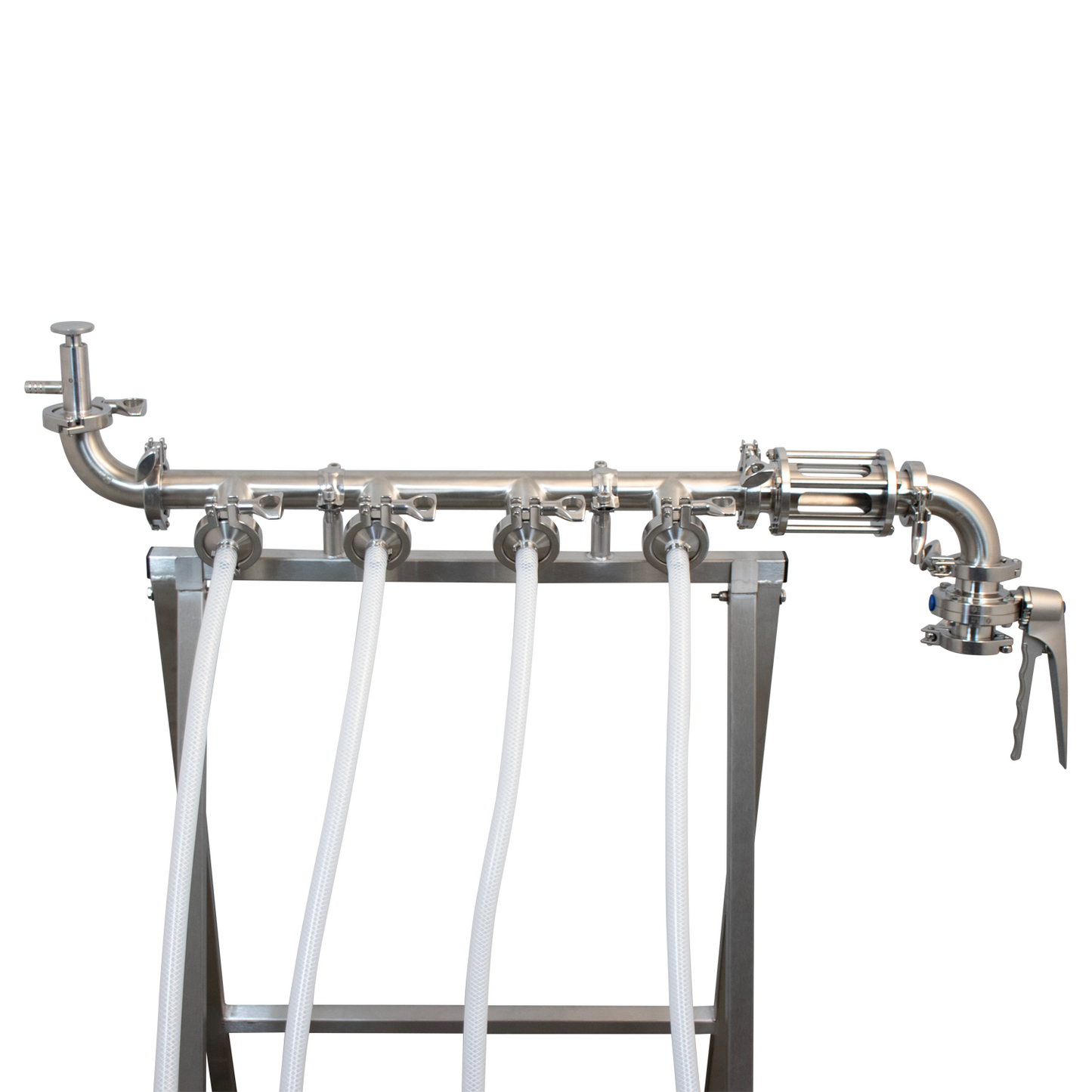 Manual Keg Filler | 4 Station | Foam on Beer Detectors
