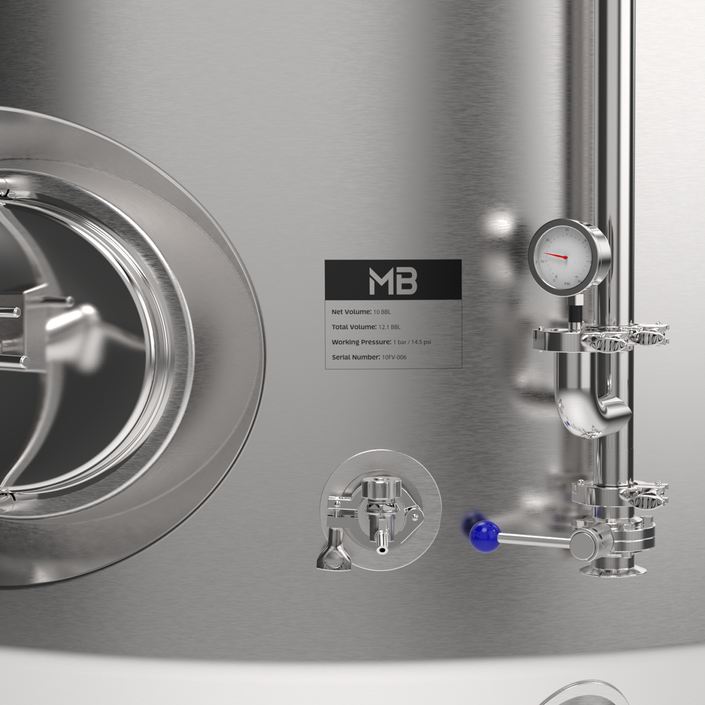 Brite Tank | Jacketed | 40 bbl