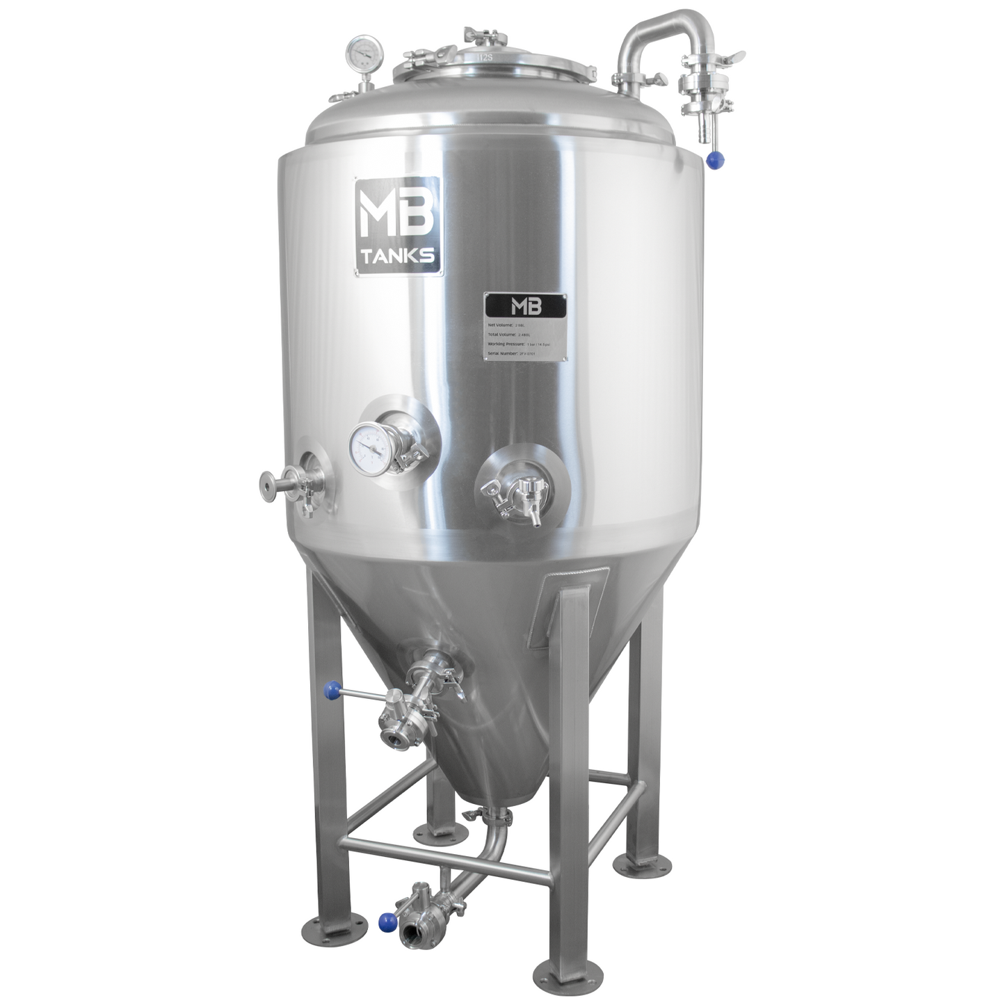 Conical Fermenter | Jacketed | 2 bbl