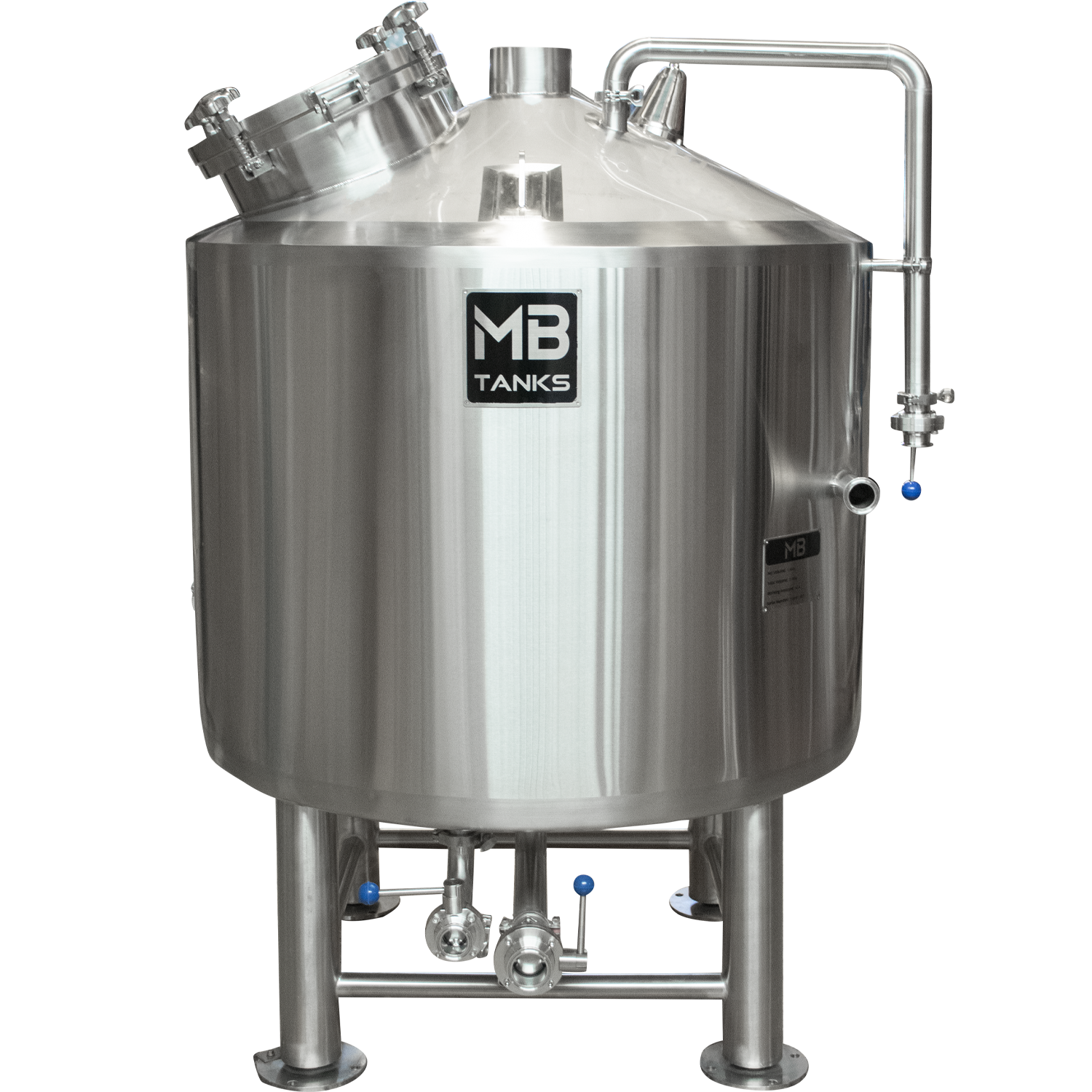 MB 7 bbl Electric Brewhouse, Electric Oversized HLT, Insulated Mash Tun, Electric Boil Kettle, T.C. Sanitary Ports, All Fittings Included, Passivated Ready to Use, American Engineered, Ships from USA