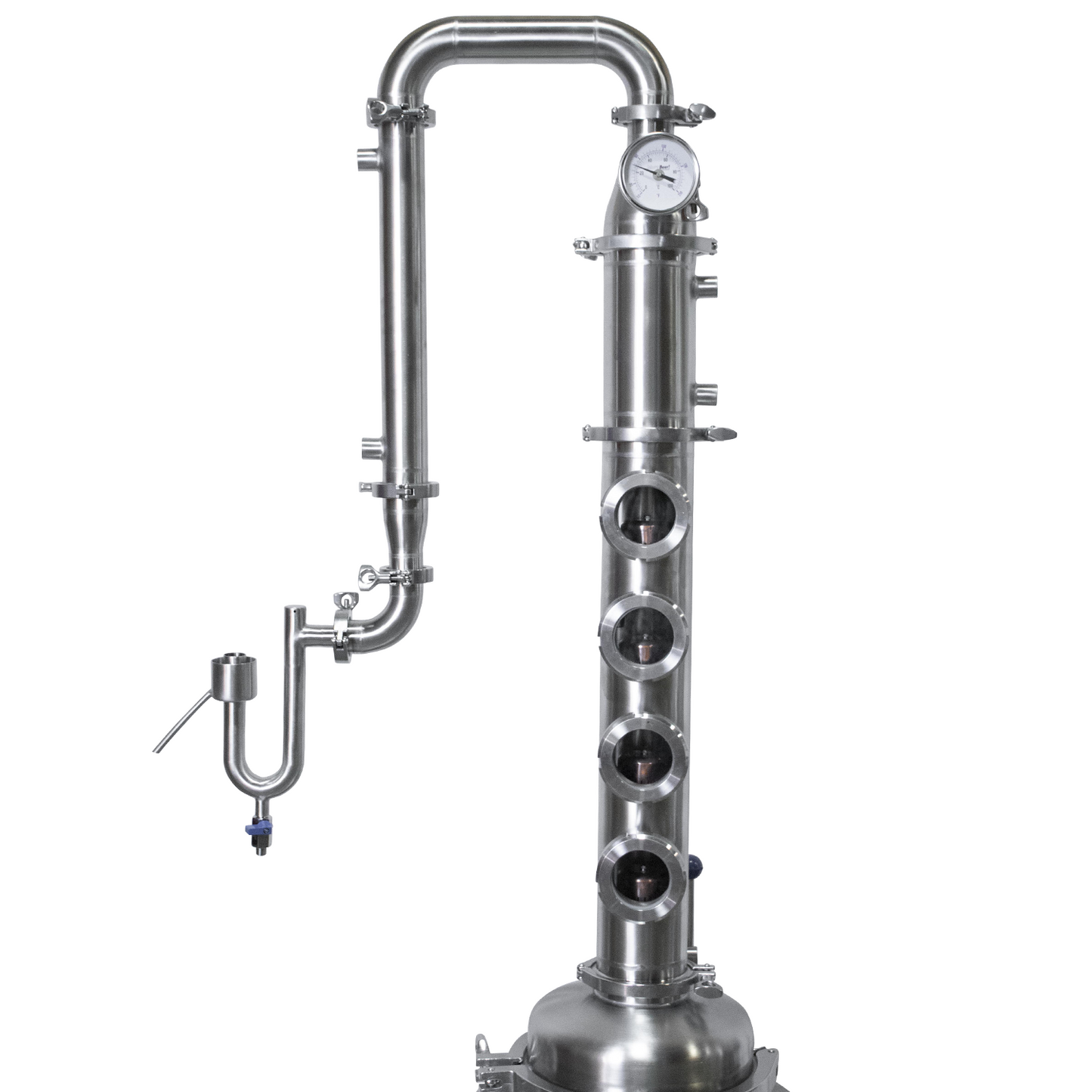 Reflux Column Still | 4" Plates | 50L