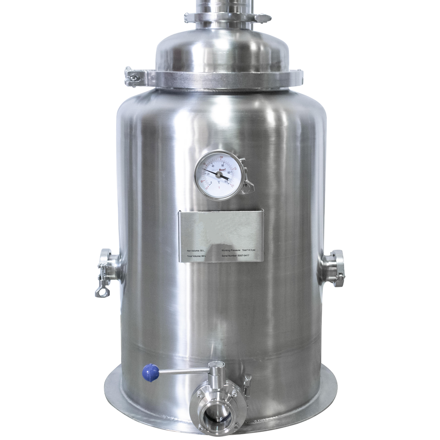 Reflux Column Still | 4" Plates | 50L