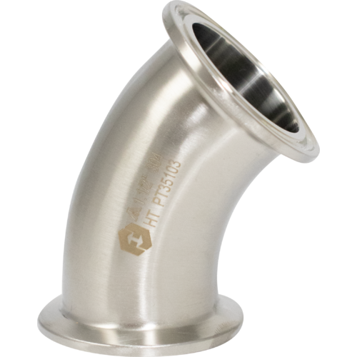 ForgeFit® Stainless Tri-Clamp Elbow | 45° | 1.5