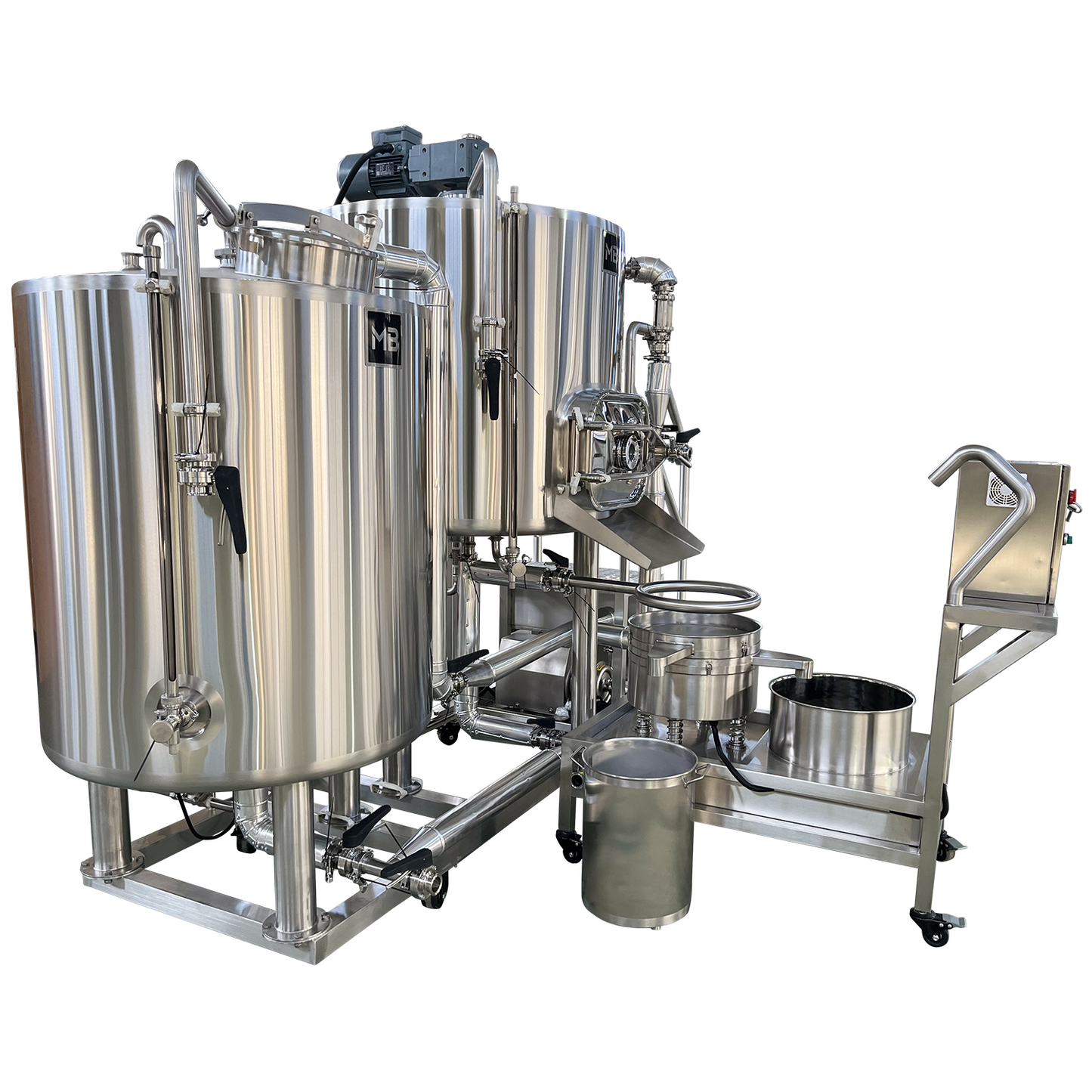 Cold Water Botanical Extraction System | With Filter Cart | 3 bbl | 93 Gallon