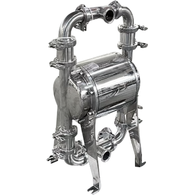 Sanitary Pneumatic Diaphragm Pump | 40 GPM | 1.5" T.C.