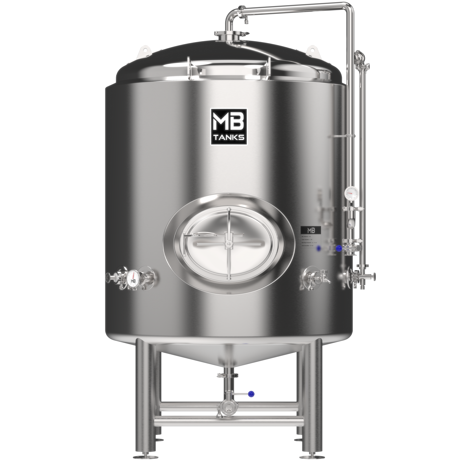 Brite Tank Brite Tank | Jacketed | 3.5 bbl – MB Stainless
