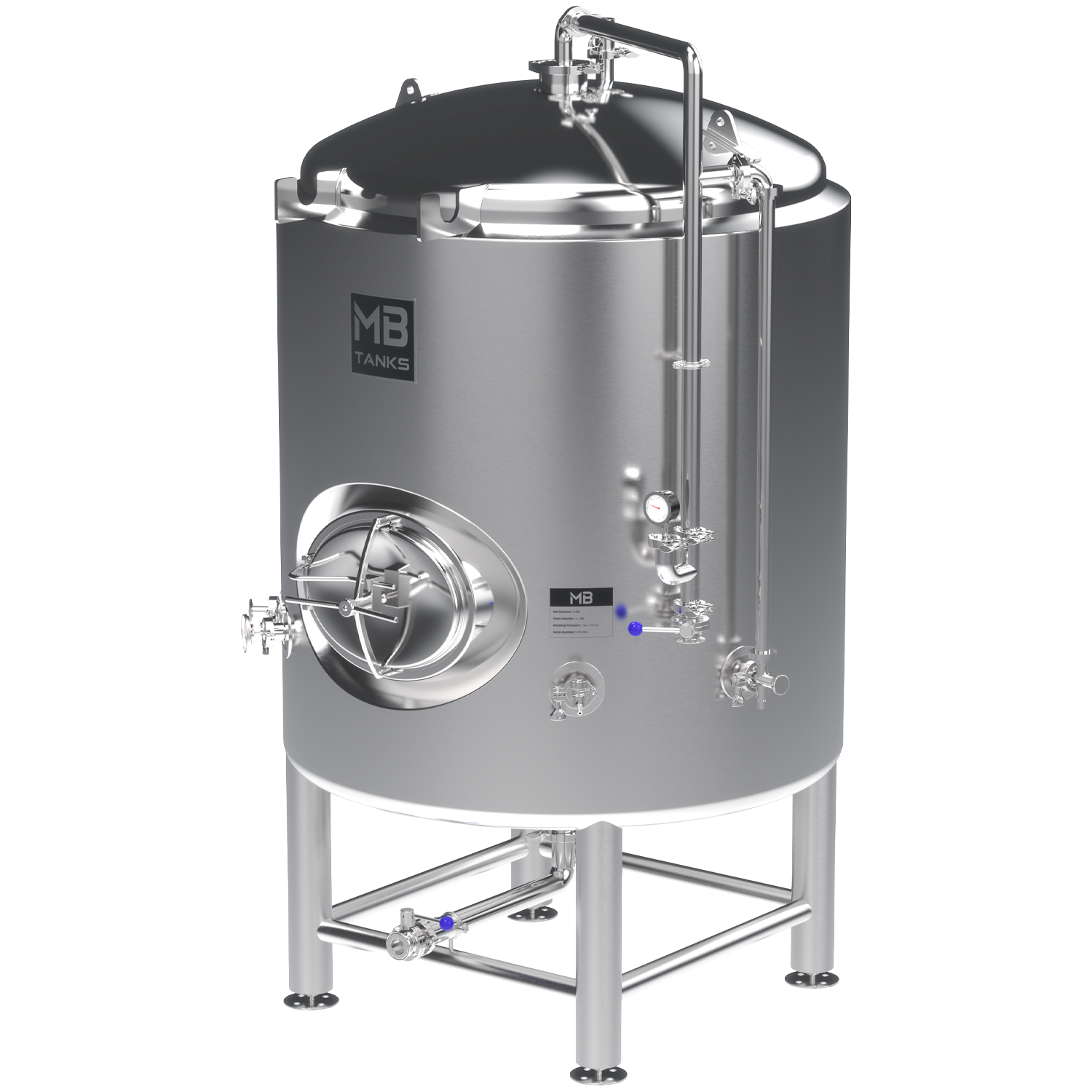 Brite Tank Example Design Brite Tank | Jacketed | 10 bbl – MB Stainless